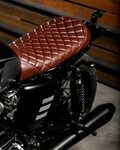 The "Black Baron" seat, ready to eat... Triumph classics DIY